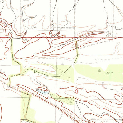 United States Geological Survey Round Lake, MS-AR (1982, 24000-Scale) digital map