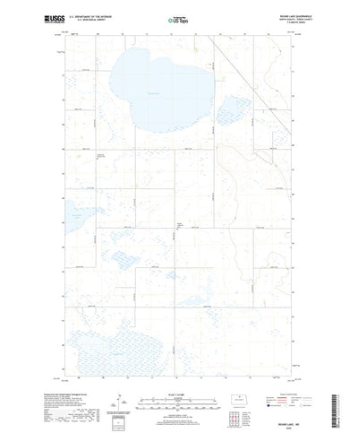 United States Geological Survey Round Lake, ND (2020, 24000-Scale) digital map
