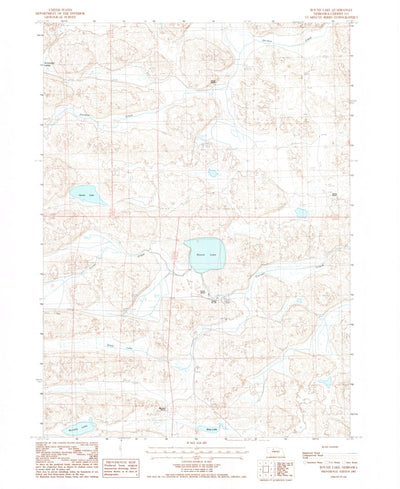 United States Geological Survey Round Lake, NE (1987, 24000-Scale) digital map