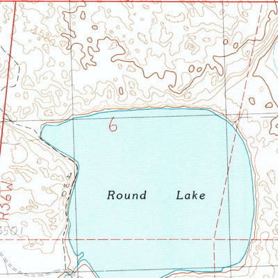 United States Geological Survey Round Lake, NE (1987, 24000-Scale) digital map