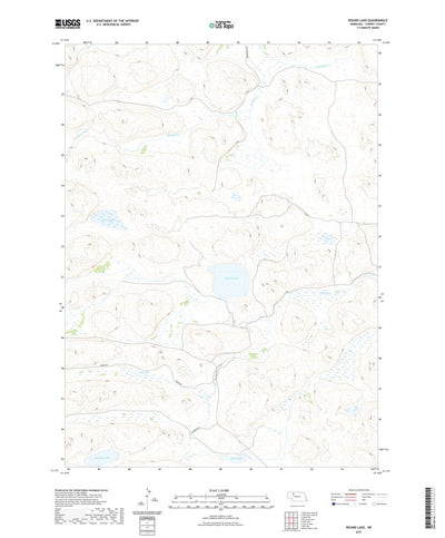 United States Geological Survey Round Lake, NE (2021, 24000-Scale) digital map