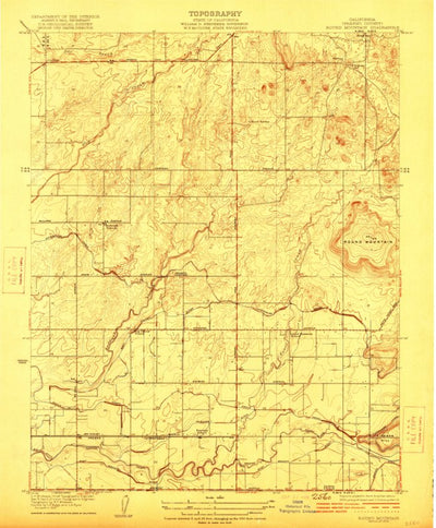 United States Geological Survey Round Mountain, CA (1922, 31680-Scale) digital map
