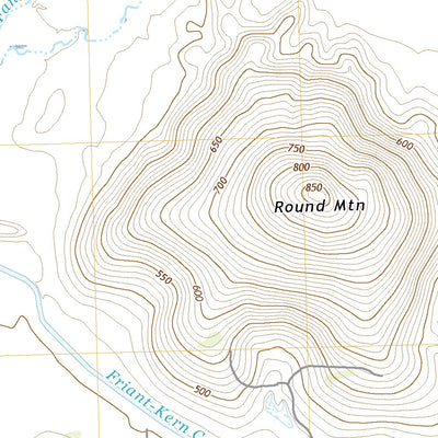 United States Geological Survey Round Mountain, CA (2021, 24000-Scale) digital map