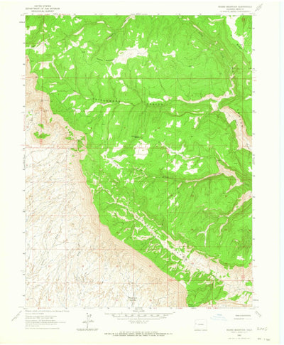 United States Geological Survey Round Mountain, CO (1962, 24000-Scale) digital map