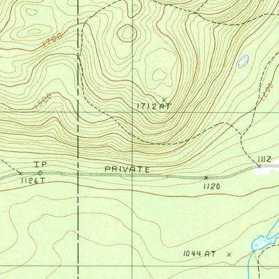 United States Geological Survey Round Mountain, ME (1985, 24000-Scale) digital map