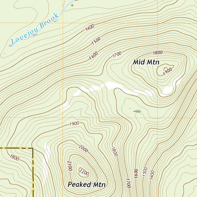 United States Geological Survey Round Mountain, ME (2021, 24000-Scale) digital map