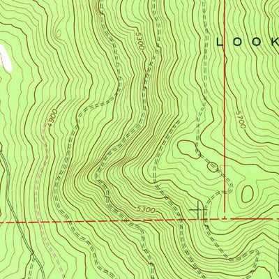 United States Geological Survey Round Mountain, OR (1963, 24000-Scale) digital map