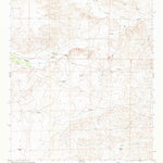 United States Geological Survey Round Mountain SE, NM (1967, 24000-Scale) digital map