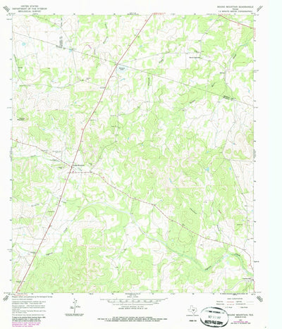 United States Geological Survey Round Mountain, TX (1967, 24000-Scale) digital map