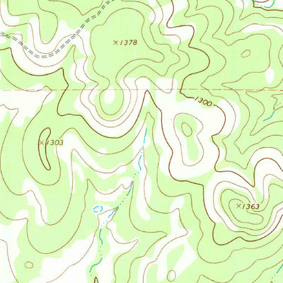 United States Geological Survey Round Mountain, TX (1967, 24000-Scale) digital map