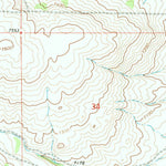 United States Geological Survey Round Mountain, WY (1969, 24000-Scale) digital map
