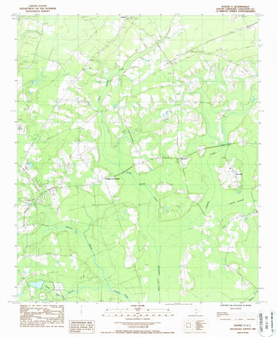 United States Geological Survey Round O, SC (1988, 24000-Scale) digital map