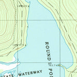 United States Geological Survey Round Pond, ME (1986, 24000-Scale) digital map