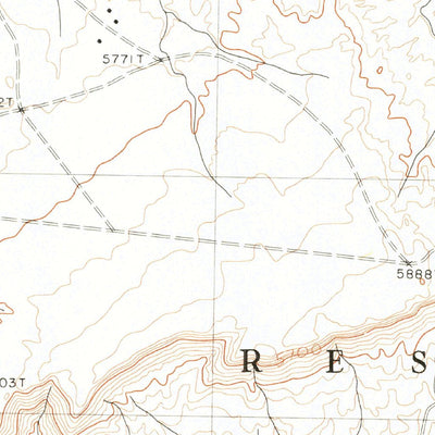 United States Geological Survey Round Rock, AZ (1982, 24000-Scale) digital map