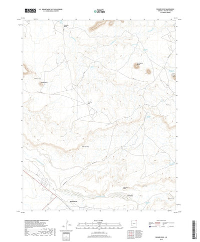 United States Geological Survey Round Rock, AZ (2018, 24000-Scale) digital map