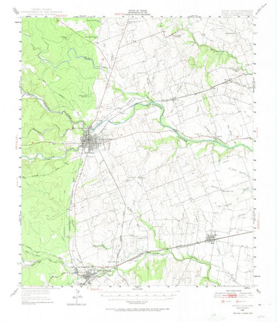United States Geological Survey Round Rock, TX (1949, 62500-Scale) digital map