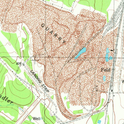 United States Geological Survey Round Rock, TX (1982, 24000-Scale) digital map