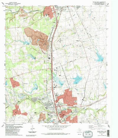 United States Geological Survey Round Rock, TX (1987, 24000-Scale) digital map