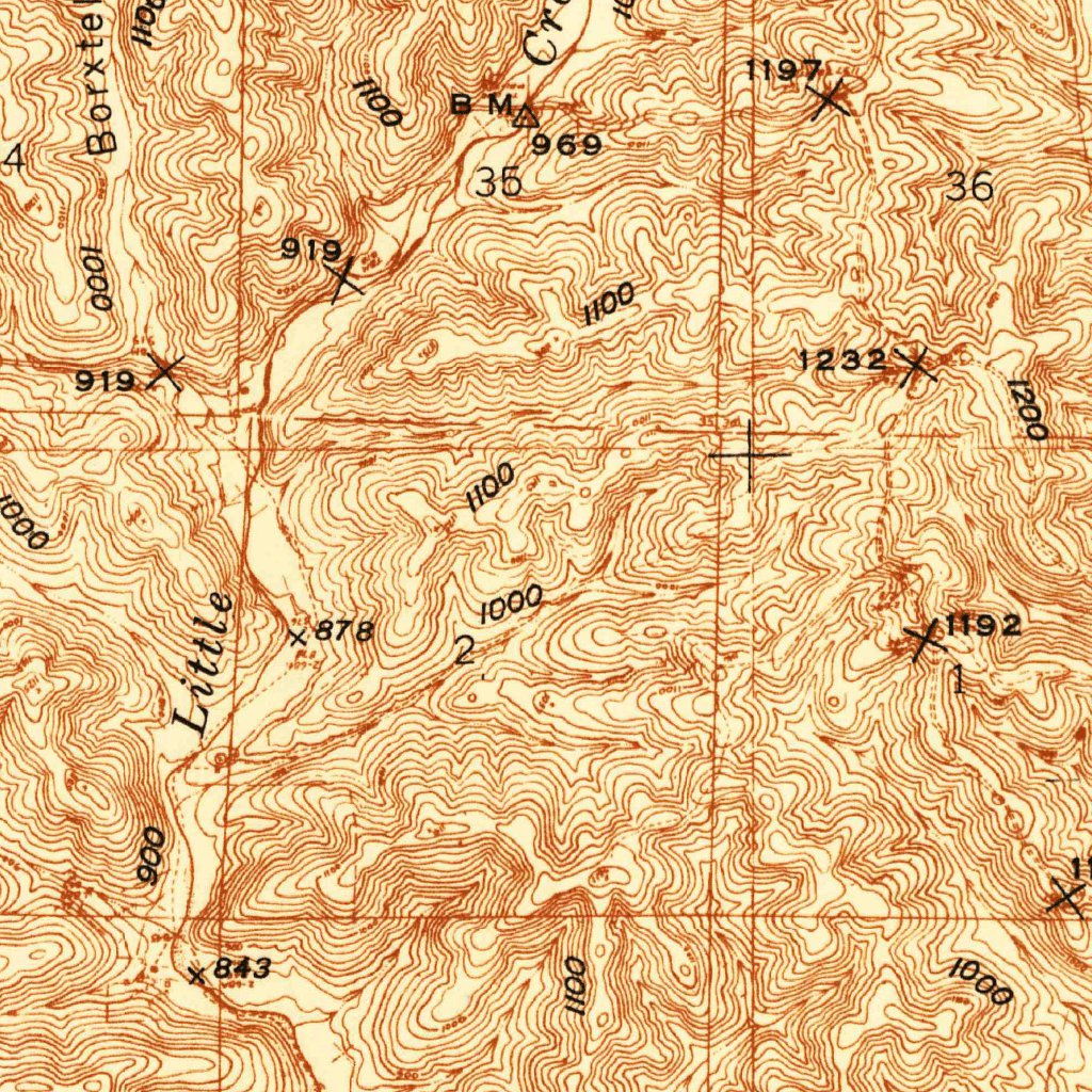 Round Point Map Round Spring, MO (1947, 48000-Scale) Map by United States Geological ...