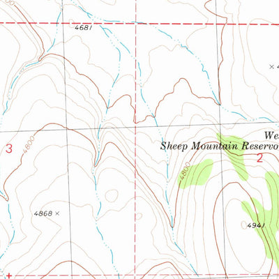 United States Geological Survey Round Top Butte, OR (1980, 24000-Scale) digital map