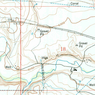 United States Geological Survey Round Top Lake, WY (1961, 24000-Scale) digital map