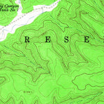 United States Geological Survey Round Top Mountain, AZ (1966, 24000-Scale) digital map