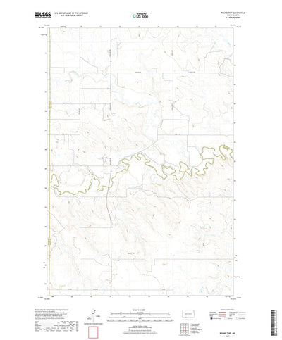 United States Geological Survey Round Top, ND (2020, 24000-Scale) digital map