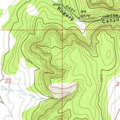 United States Geological Survey Round Top, NM (1972, 24000-Scale) digital map