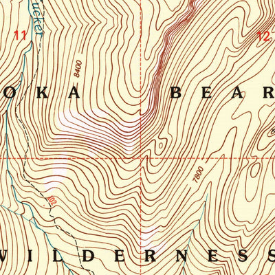 United States Geological Survey Roundhead Butte, MT-WY (2000, 24000-Scale) digital map