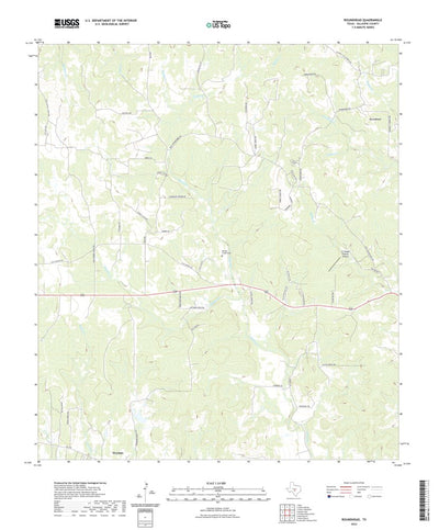 United States Geological Survey Roundhead, TX (2022, 24000-Scale) digital map
