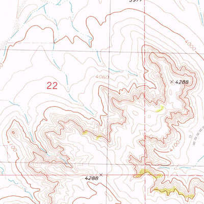 United States Geological Survey Roundhouse Rock, NE (1979, 24000-Scale) digital map