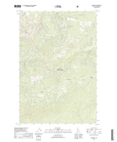 United States Geological Survey Roundtop, ID (2020, 24000-Scale) digital map