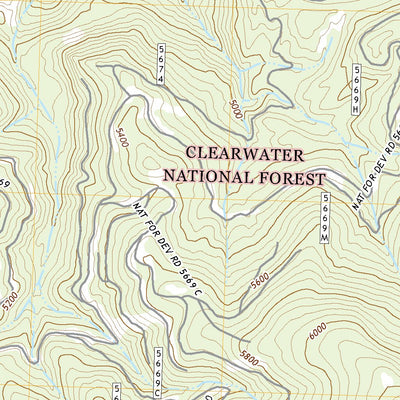 United States Geological Survey Roundtop, ID (2020, 24000-Scale) digital map