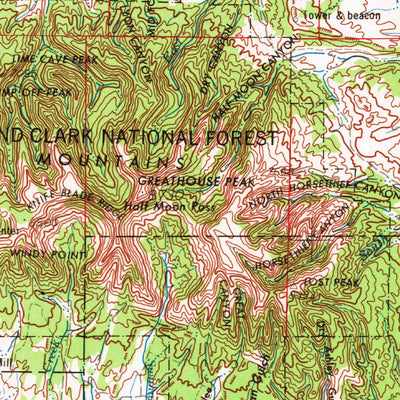 United States Geological Survey Roundup, MT (1954, 250000-Scale) digital map