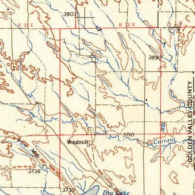 United States Geological Survey Roundup, MT (1958, 250000-Scale) digital map