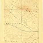 United States Geological Survey Roundup W, MT (1889, 250000-Scale) digital map