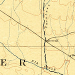 United States Geological Survey Roundup W, MT (1889, 250000-Scale) digital map