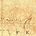 United States Geological Survey Roundup W, MT (1889, 250000-Scale) digital map