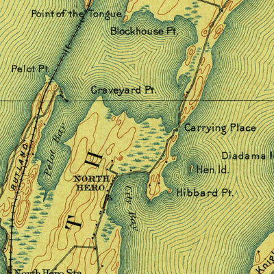 United States Geological Survey Rouses Point, NY-VT (1907, 62500-Scale) digital map
