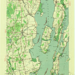United States Geological Survey Rouses Point, NY-VT (1943, 62500-Scale) digital map