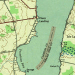 United States Geological Survey Rouses Point, NY-VT (1943, 62500-Scale) digital map