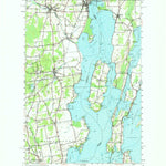 United States Geological Survey Rouses Point, NY-VT (1956, 62500-Scale) digital map