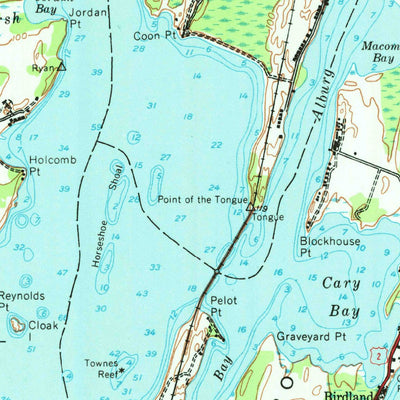United States Geological Survey Rouses Point, NY-VT (1956, 62500-Scale) digital map