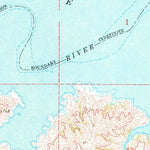 United States Geological Survey Rousseau Creek, SD (1969, 24000-Scale) digital map