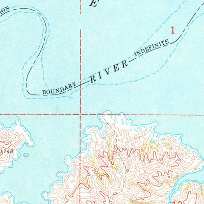United States Geological Survey Rousseau Creek, SD (1969, 24000-Scale) digital map