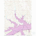 United States Geological Survey Rousseau Creek SW, SD (1956, 24000-Scale) digital map