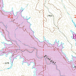 United States Geological Survey Rousseau Creek SW, SD (1956, 24000-Scale) digital map