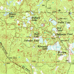 United States Geological Survey Rousseau, MI (1954, 62500-Scale) digital map