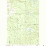 United States Geological Survey Rousseau, MI (1982, 25000-Scale) digital map
