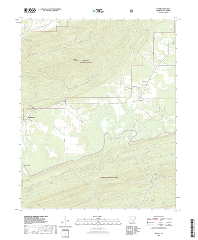 United States Geological Survey Rover, AR (2020, 24000-Scale) digital map